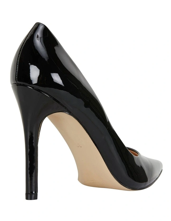 Harbour Heeled Shoes in Black Patent image 4