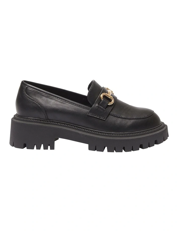 Samuel Flat Shoes in Black Smooth image 1