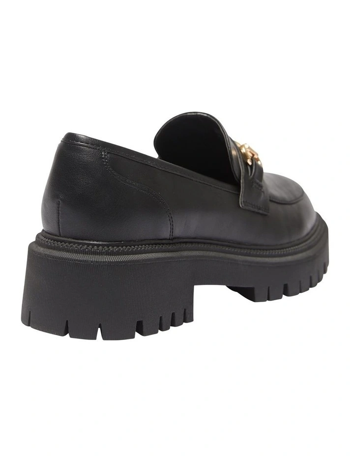 Samuel Flat Shoes in Black Smooth image 4