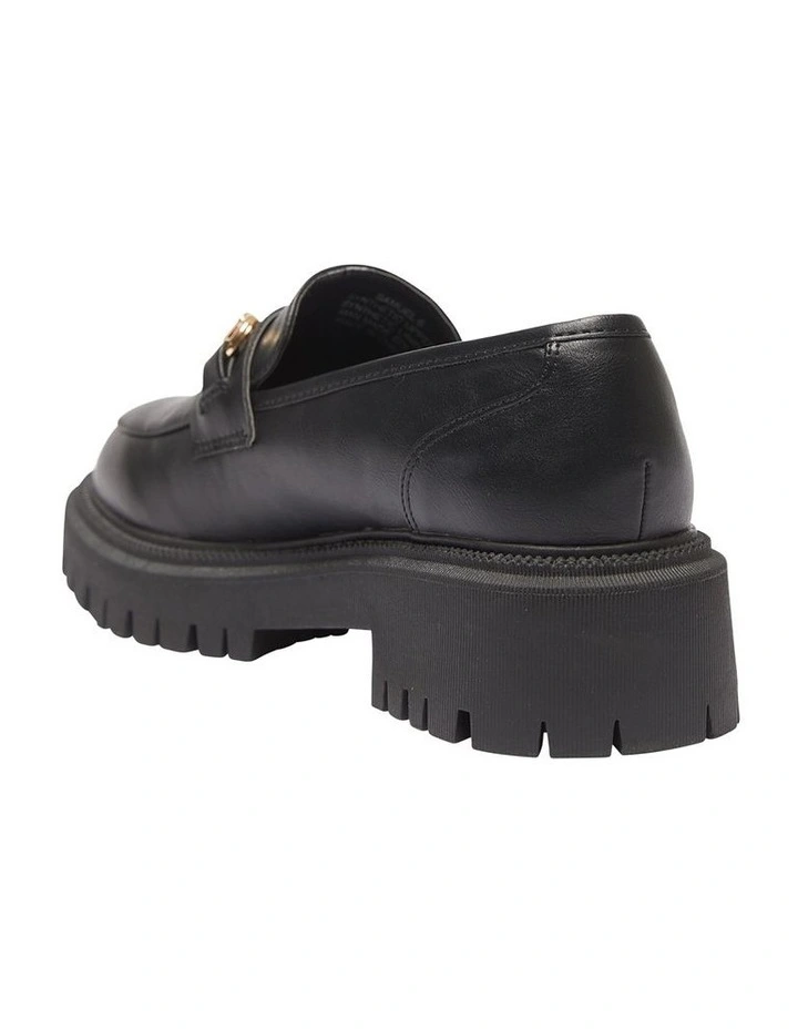 Samuel Flat Shoes in Black Smooth image 6