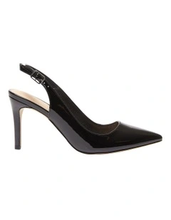 Whiz Heeled Shoes In Black Patent