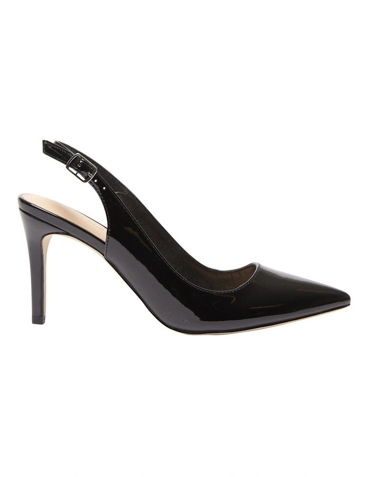 Whiz Heeled Shoes In Black Patent image 1