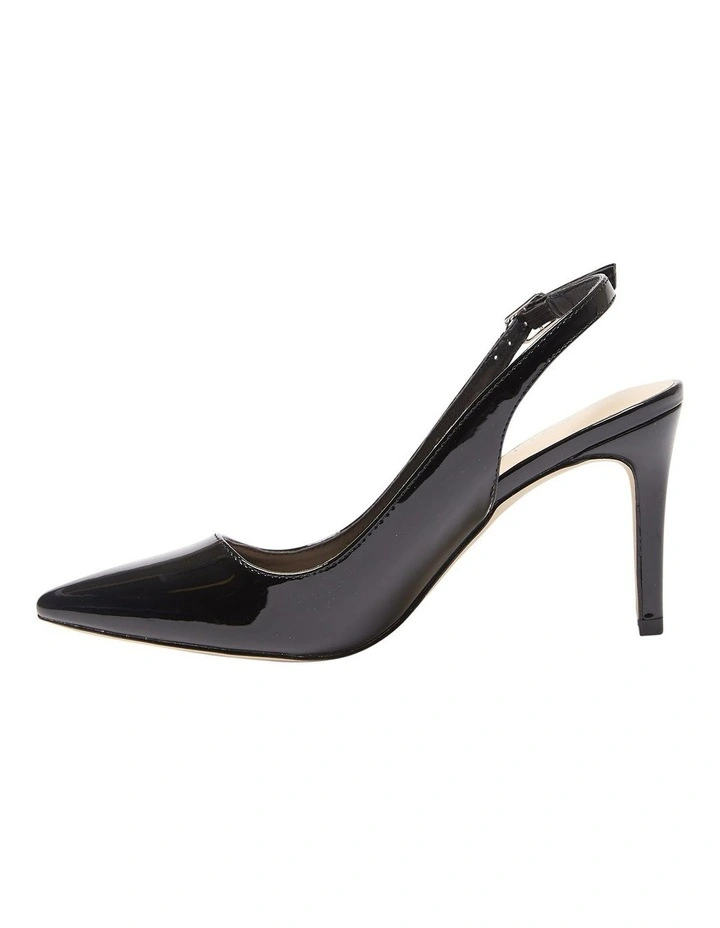 Whiz Heeled Shoes In Black Patent image 3