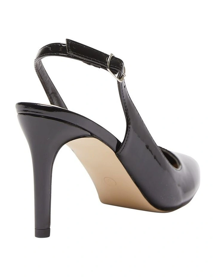 Whiz Heeled Shoes In Black Patent image 4