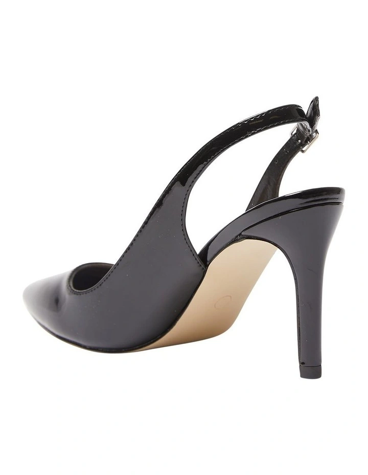 Whiz Heeled Shoes In Black Patent image 6