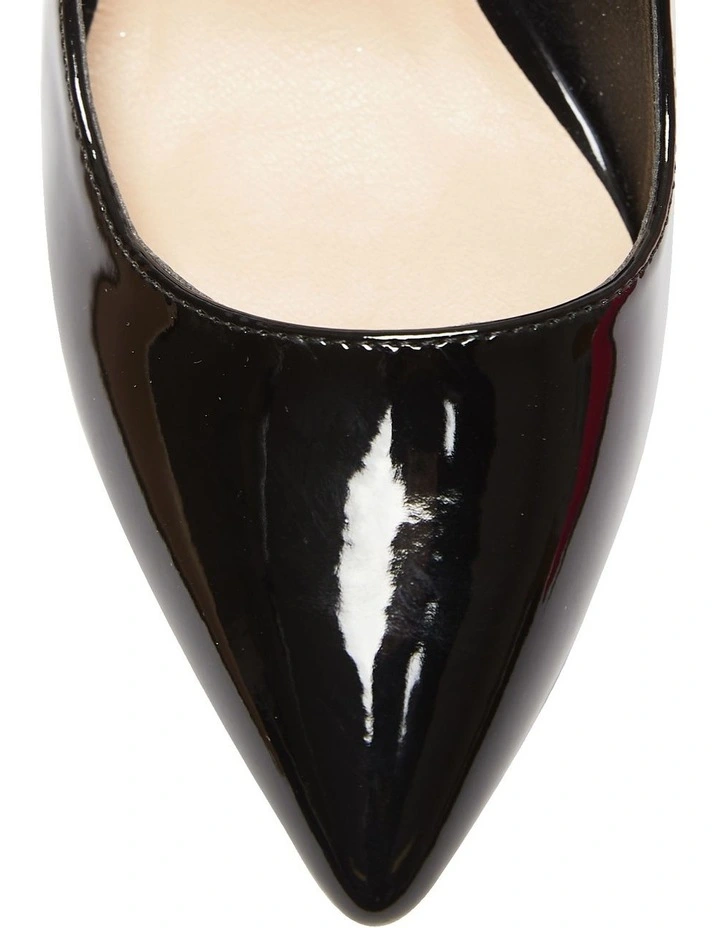Whiz Heeled Shoes In Black Patent image 7