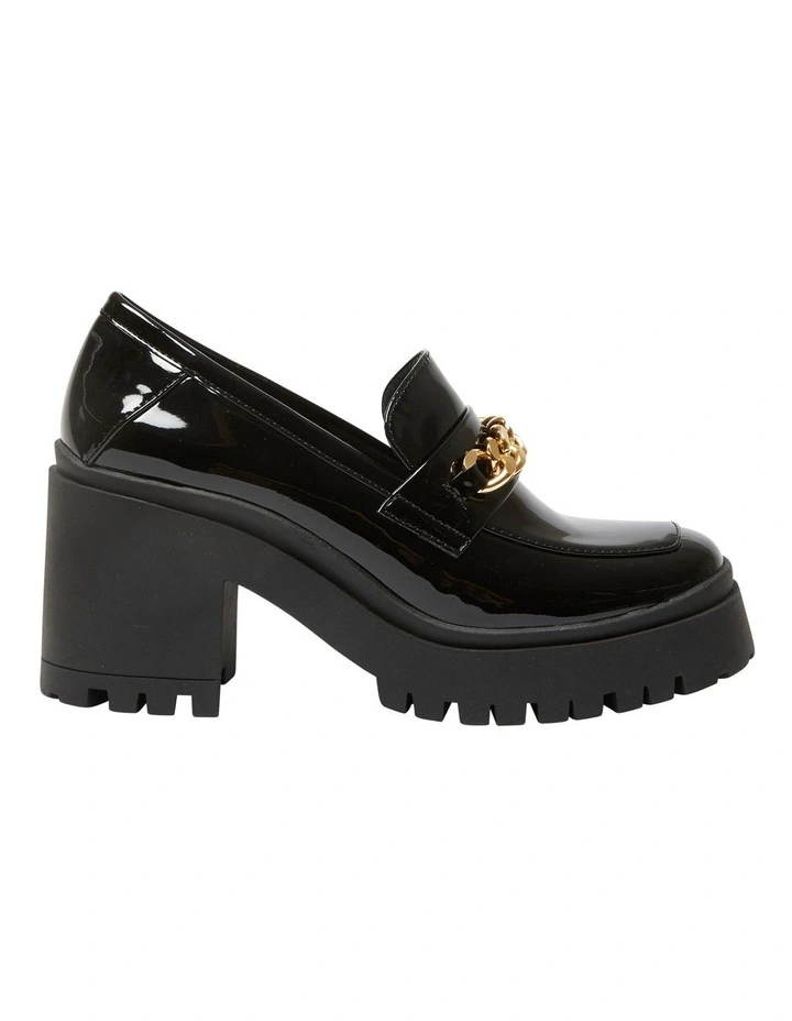 Jayla Loafers in Black Patent image 1