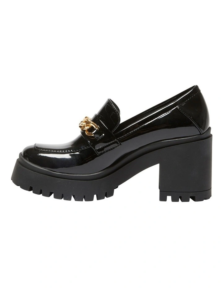 Jayla Loafers in Black Patent image 3