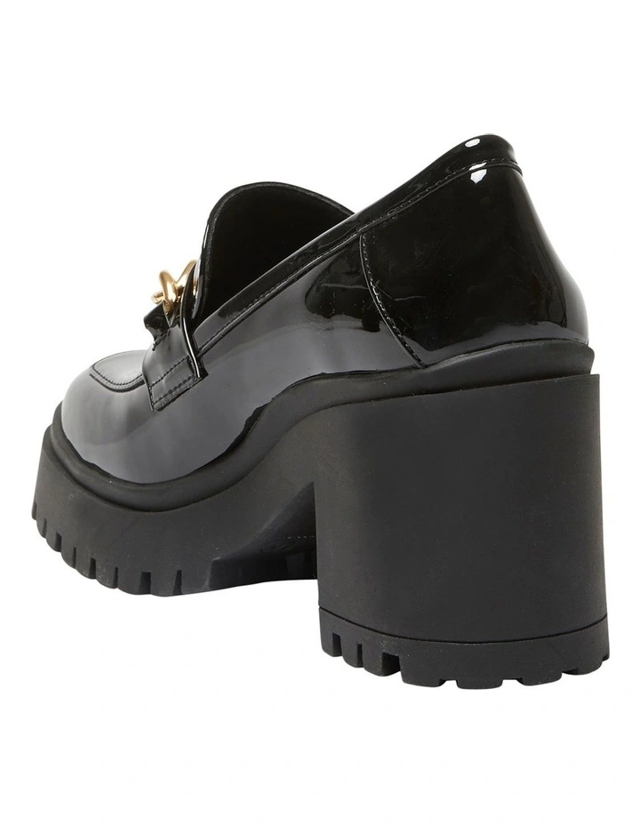 Jayla Loafers in Black Patent image 6