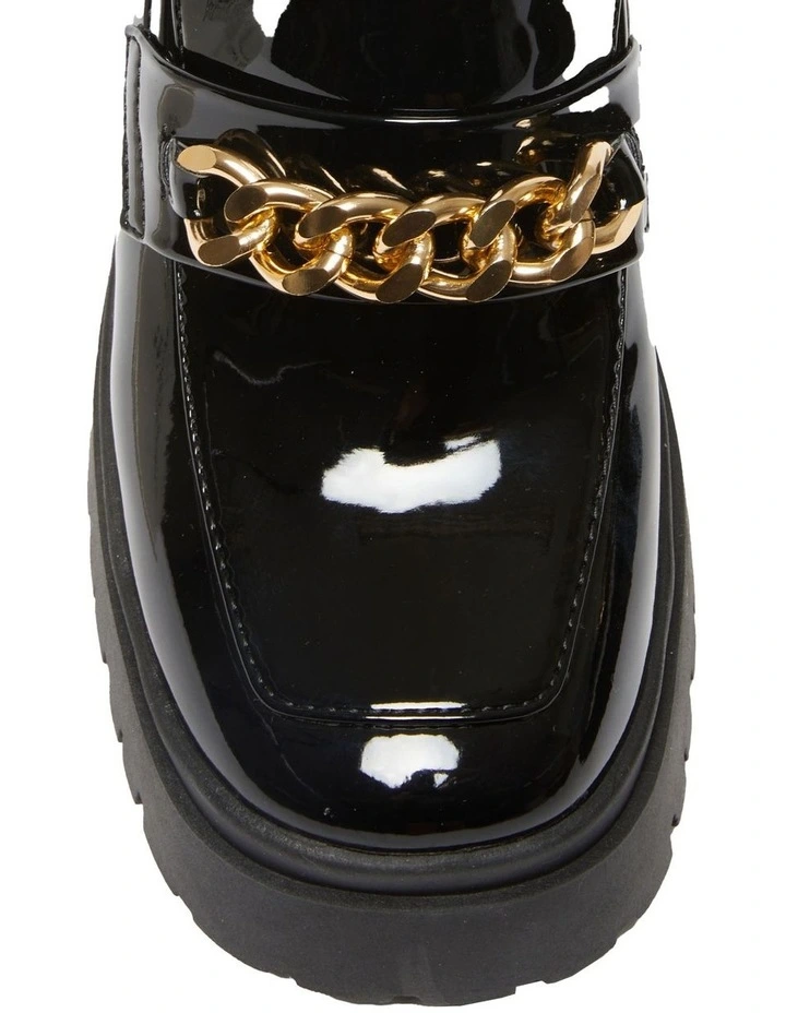 Jayla Loafers in Black Patent image 7