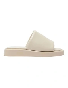 Punch Sandals in Bone Smooth