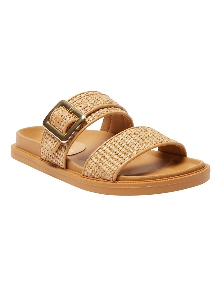 Gemma Sandals in Natural Raffia image 3