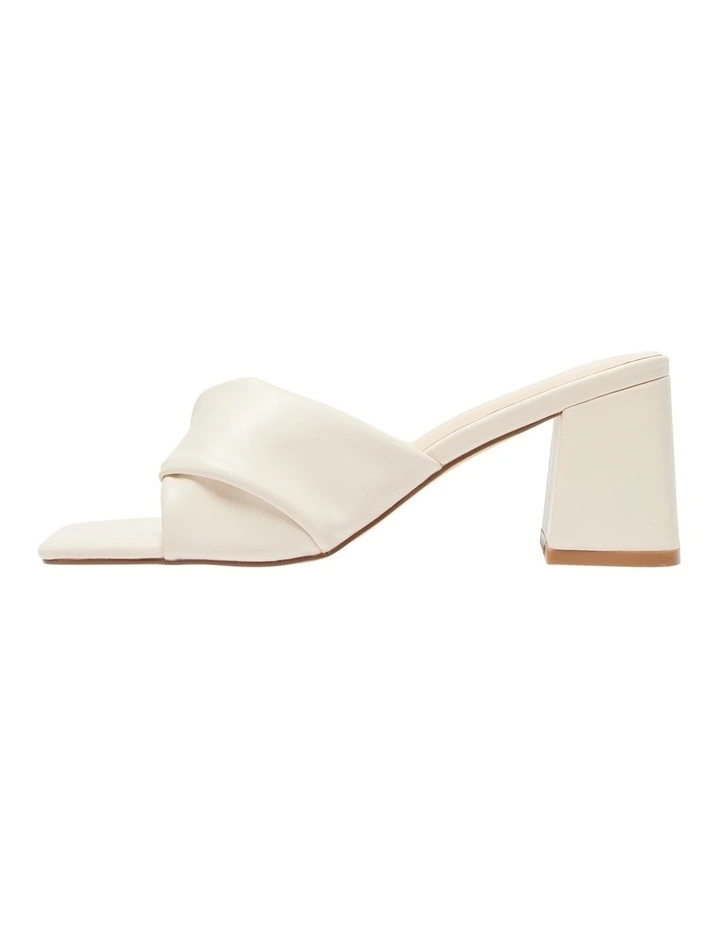 Skye Heel Sandals in Bone Smooth image 3