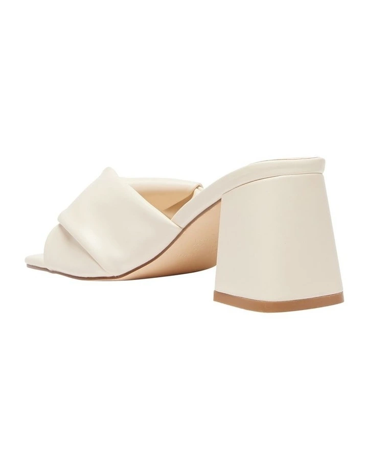 Skye Heel Sandals in Bone Smooth image 6