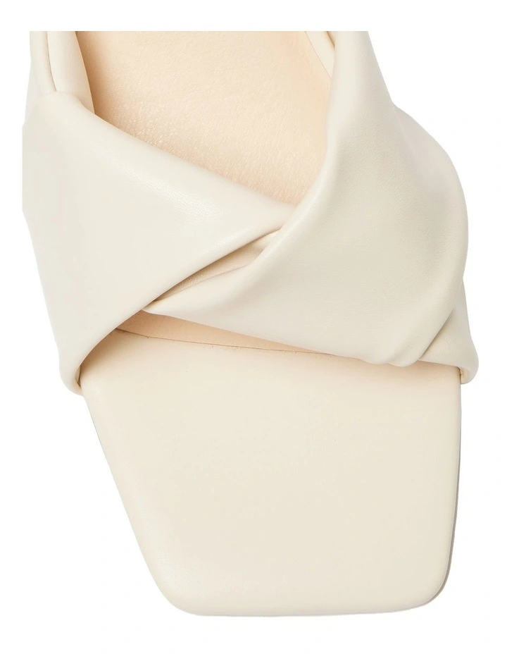 Skye Heel Sandals in Bone Smooth image 7