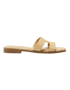 Rhodes Sandals in Natural Raffia