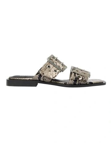 Fonda Sandals in Snake Print