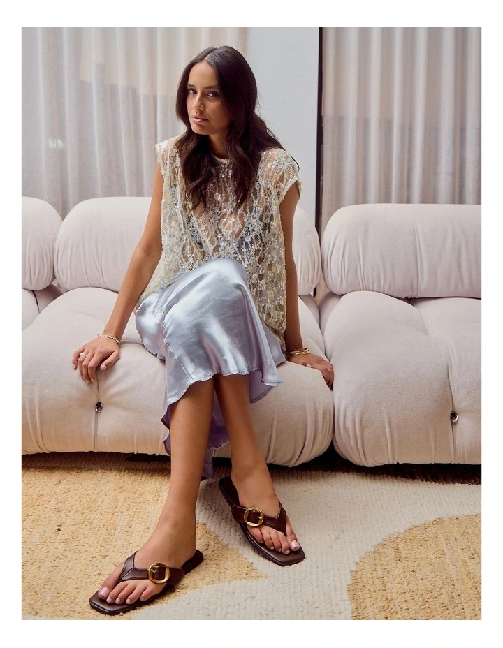 Greece Sandals in Brown image 2