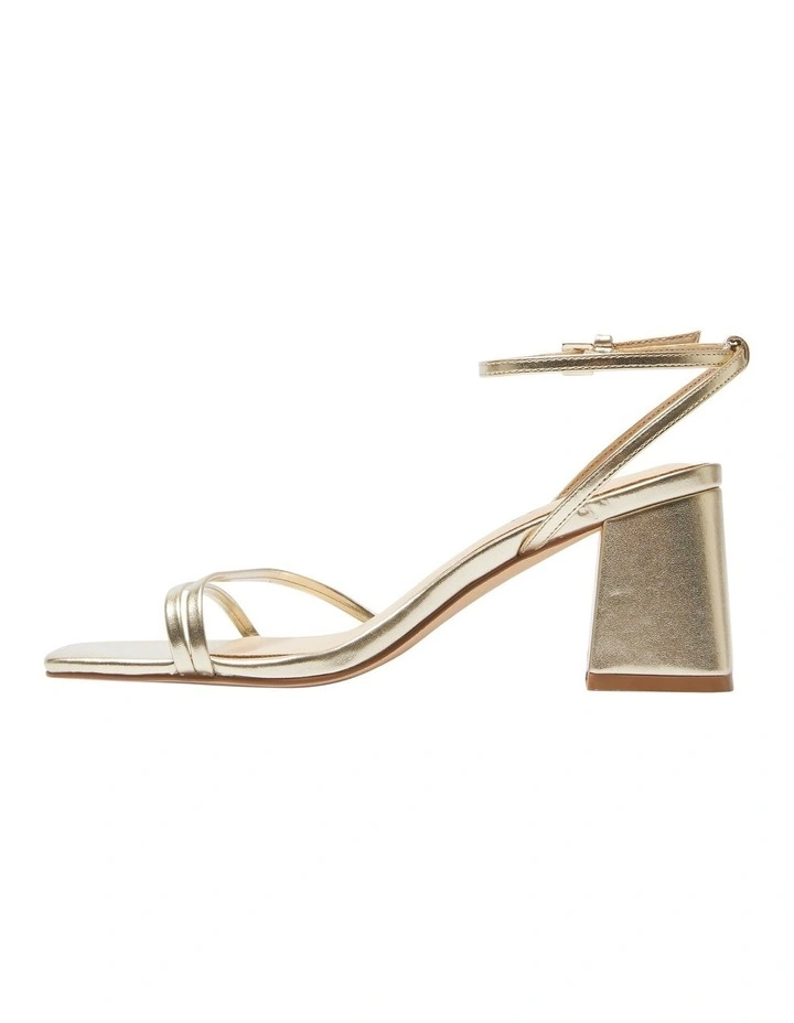 Shay Sandals in Gold Metallic image 3