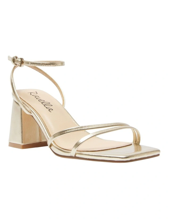 Shay Sandals in Gold Metallic image 5