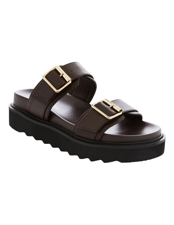 Poppy Sandals in Chocolate image 2