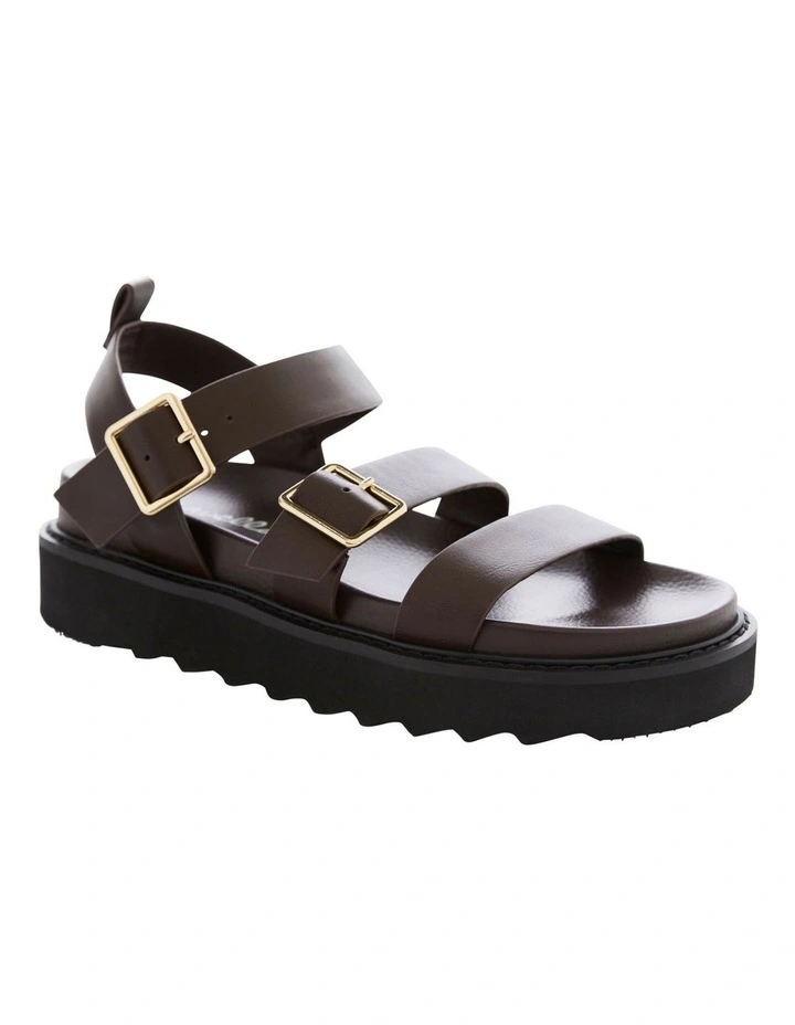 Phoebe Sandals in Chocolate image 2