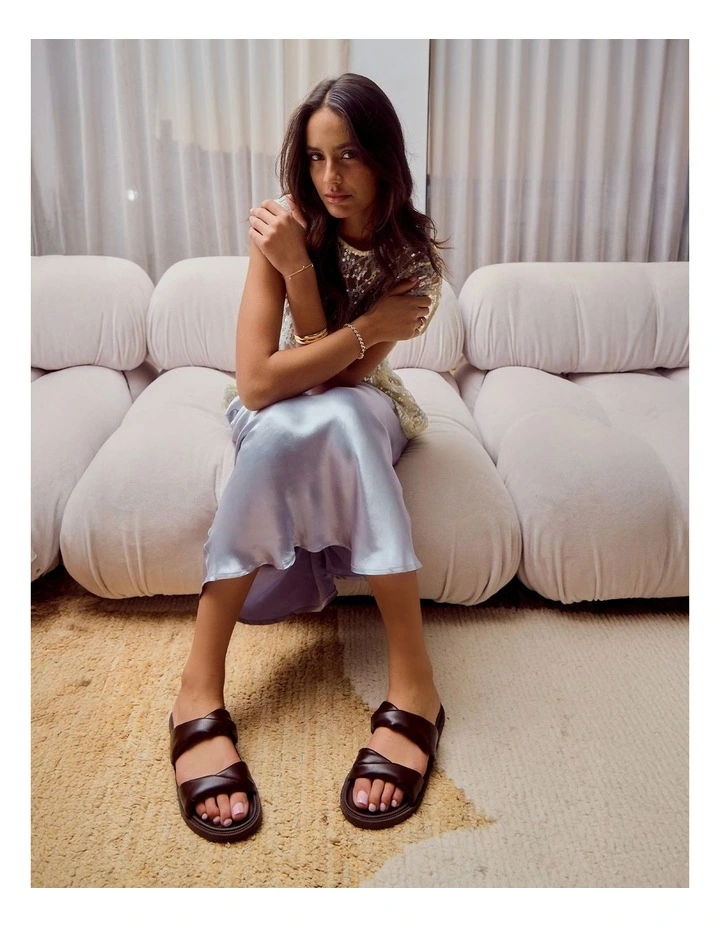 Ginny Sandals in Brown image 2