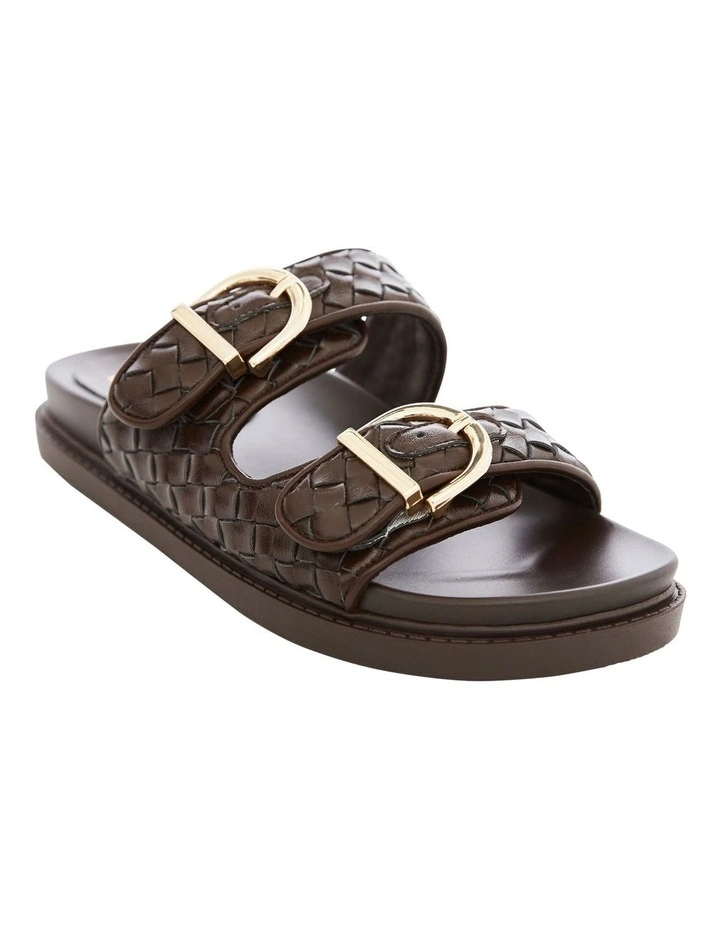 Tatum Sandals in Chocolate image 2
