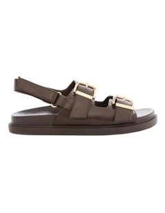 Taurus Sandals in Chocolate