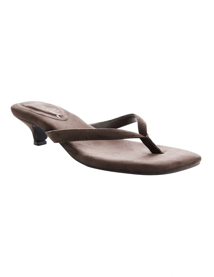 Malta Sandals in Chocolate Micro image 2