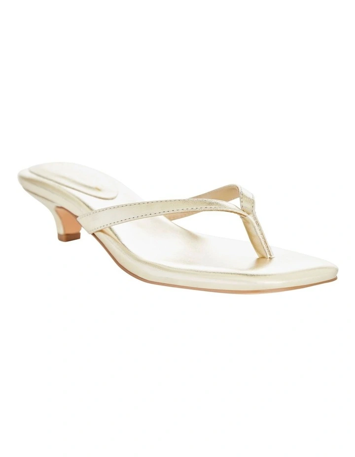 Malta Sandals in Soft Gold image 2