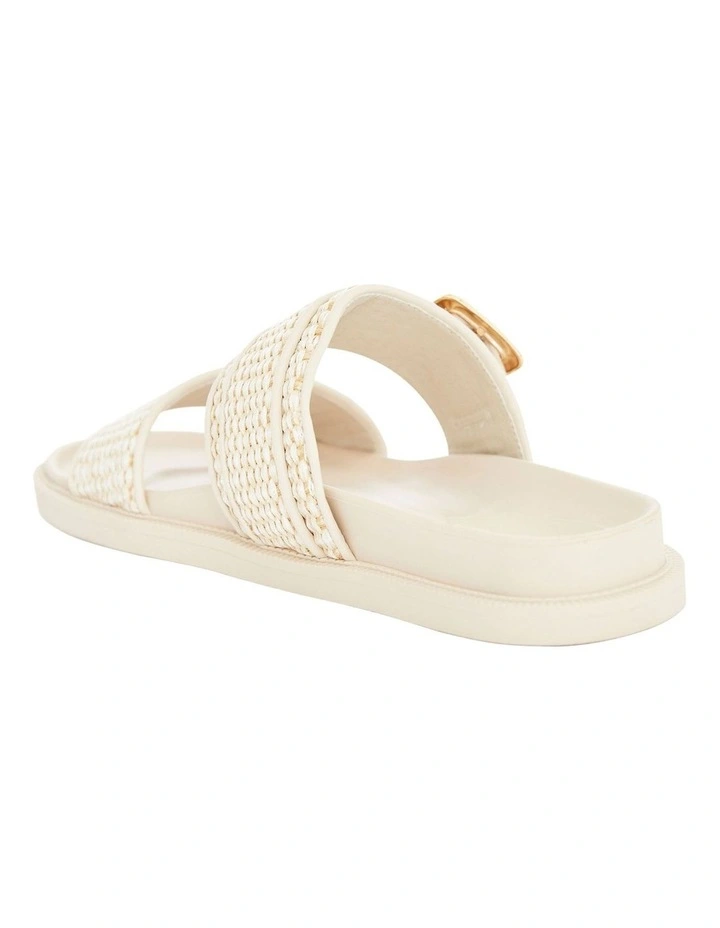 Gemma Sandals in Bone Raffia image 3
