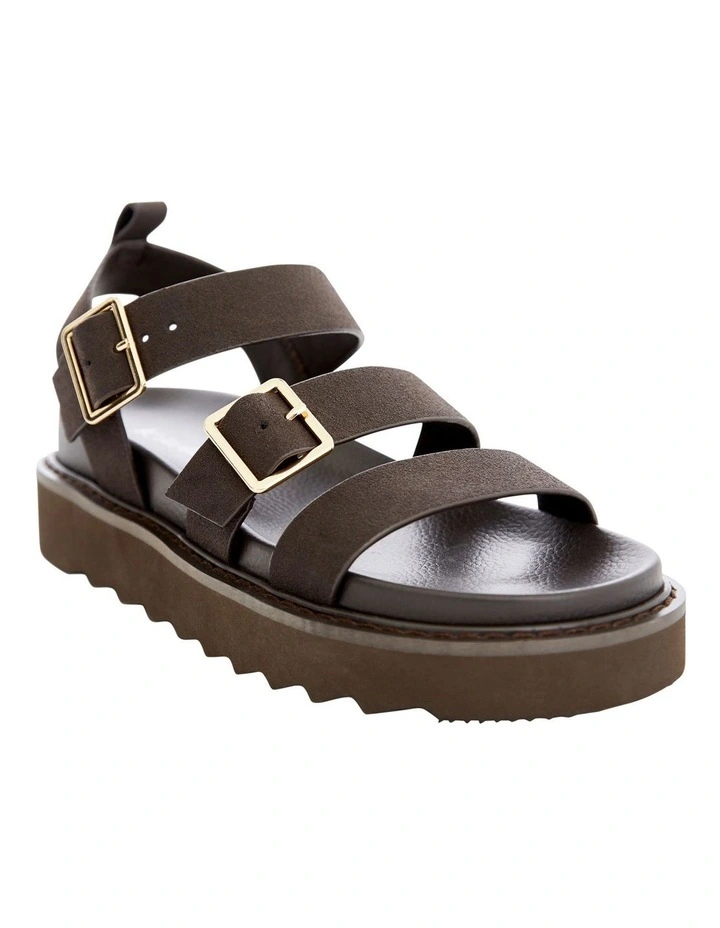 Phoebe Sandals in Chocolate Micro image 2
