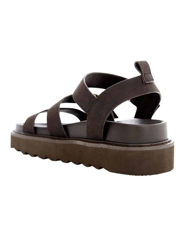 Phoebe Sandals in Chocolate Micro image 3