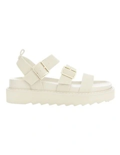 Phoebe Sandals in Taupe Micro