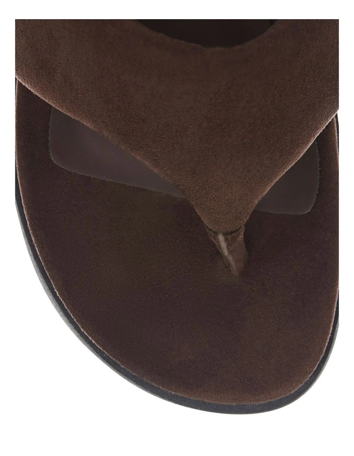 Ivy Sandals in Chocolate Micro image 4