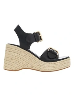 Sardinia Sandals in Black