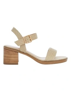Mia Sandals in Natural Weave