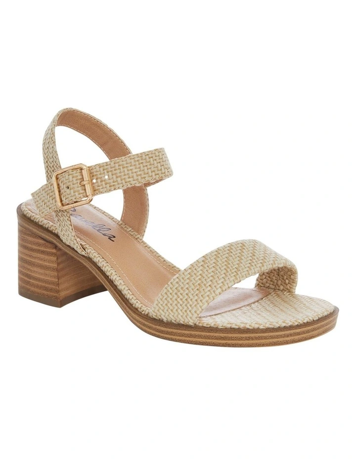 Mia Sandals in Natural Weave image 2