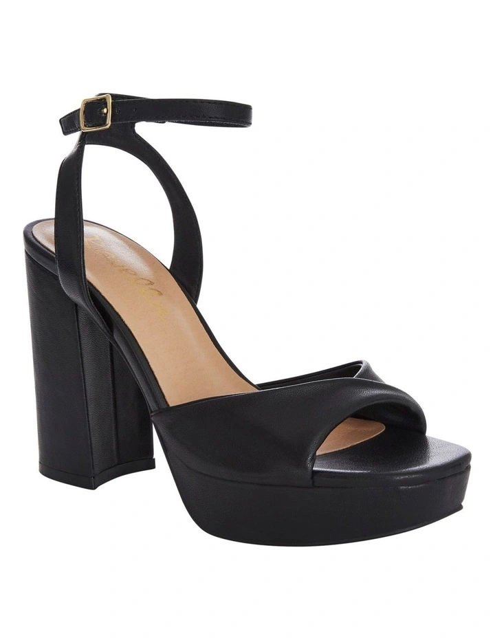 Lapelle Sandals in Black image 2
