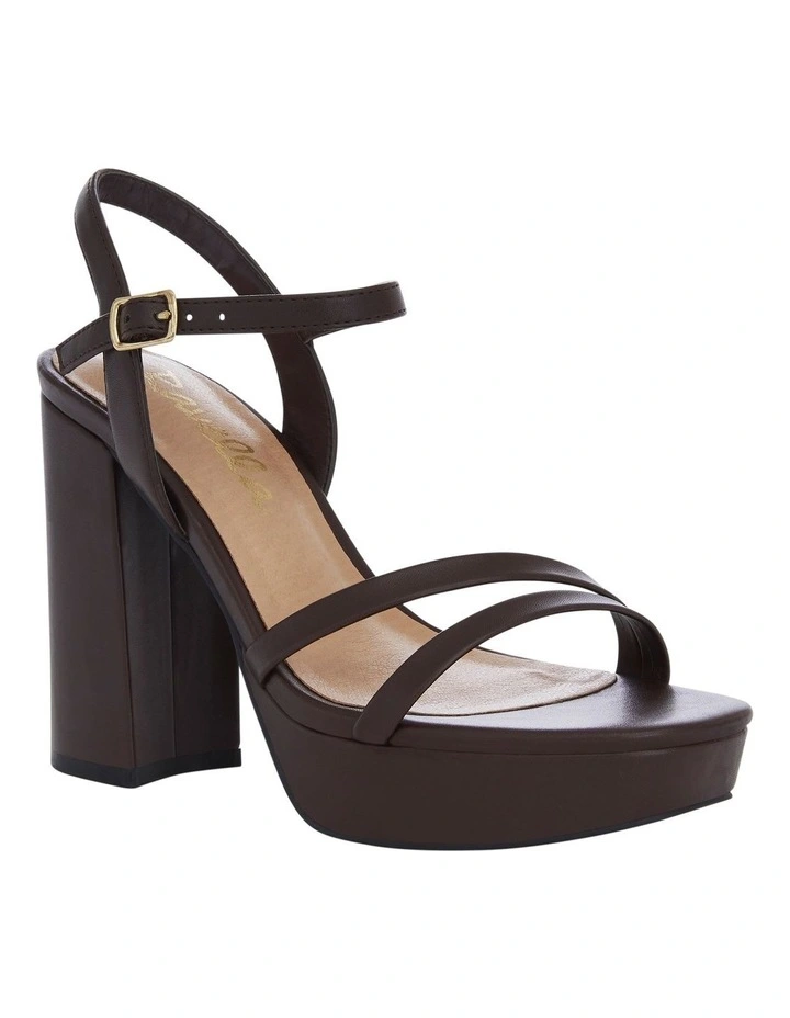 Lulu Sandals in Chocolate image 2