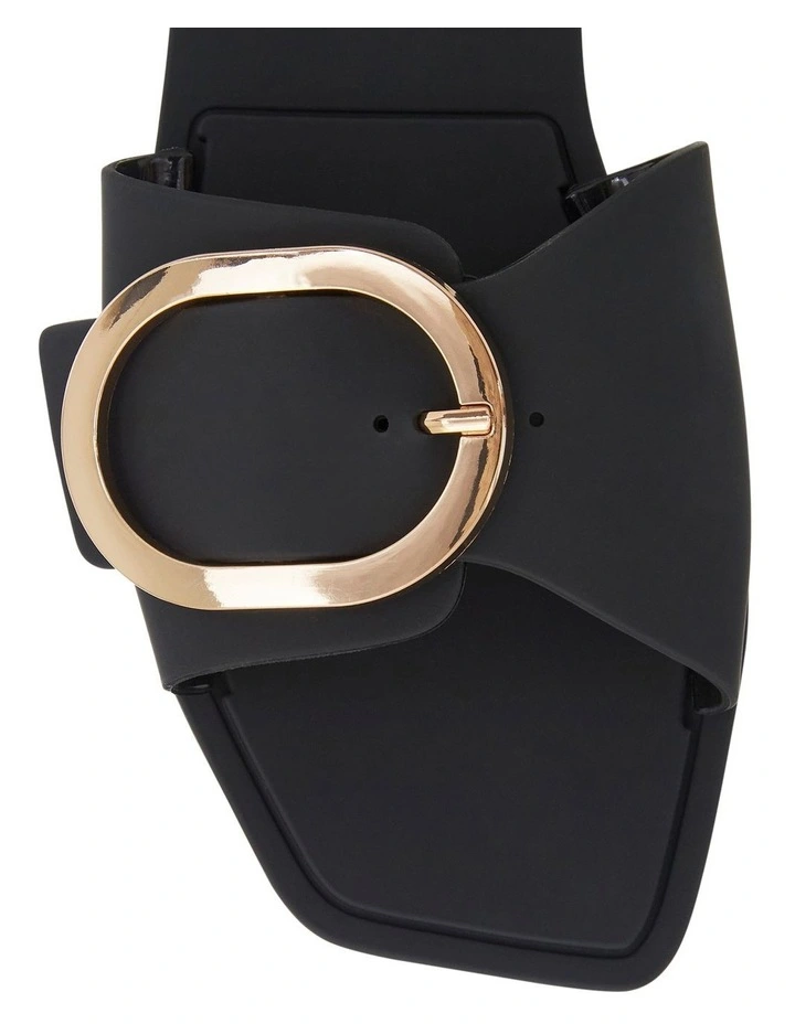 Palm Sandals in Black image 4