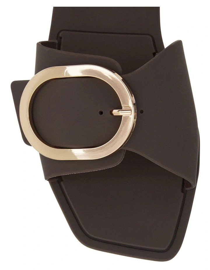 Palm Sandals in Chocolate image 4