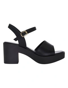 Chelsea Sandals in Black on Black