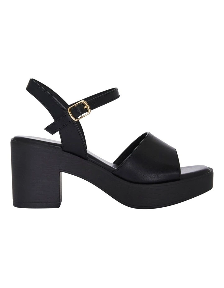 Chelsea Sandals in Black on Black image 1