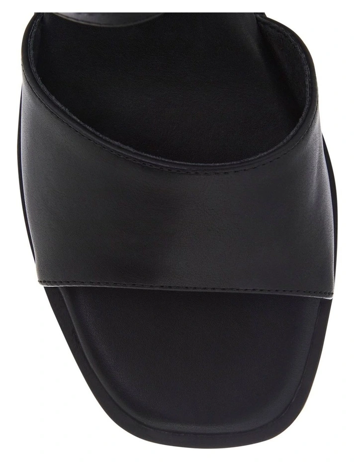 Chelsea Sandals in Black on Black image 4