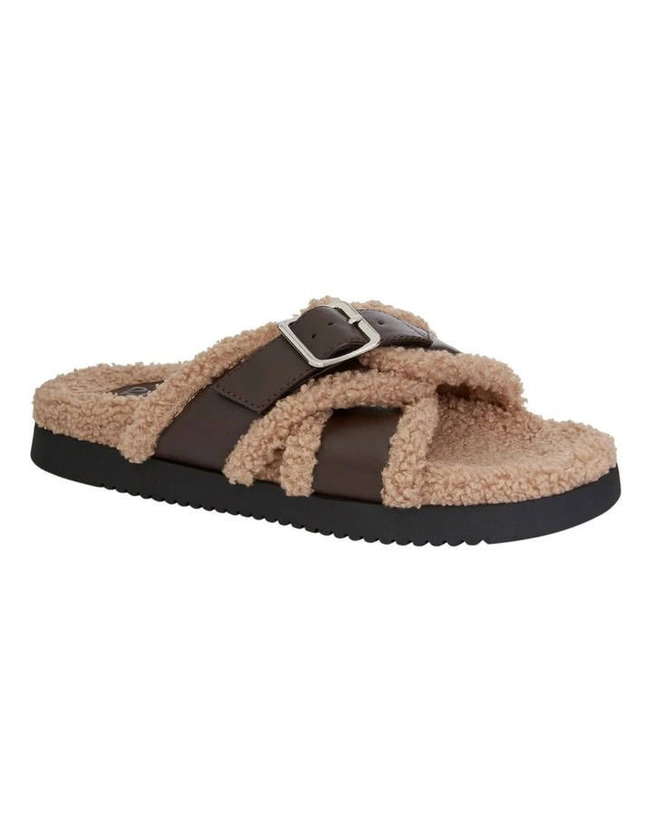 Ida Sandals in Chocolate / Natural image 3