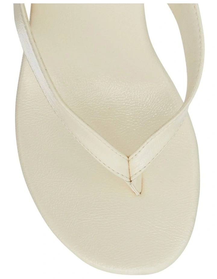 Ego Sandals in Ivory Crinkle Patent image 4
