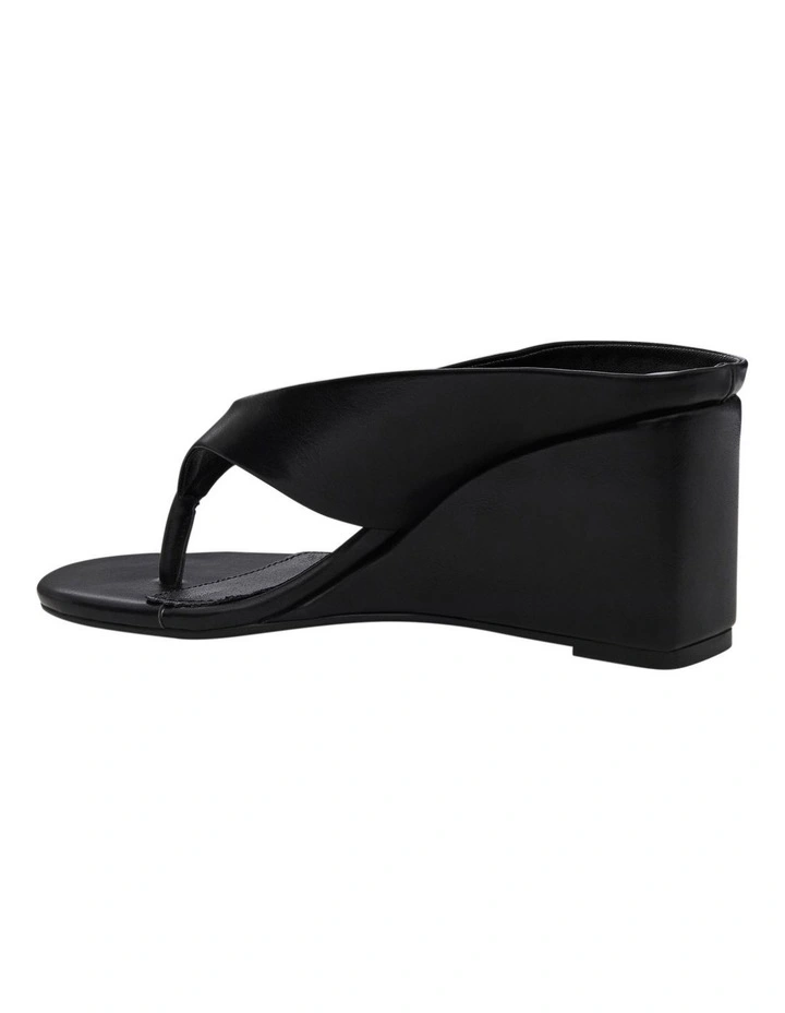 Olive Sandals in Black image 3