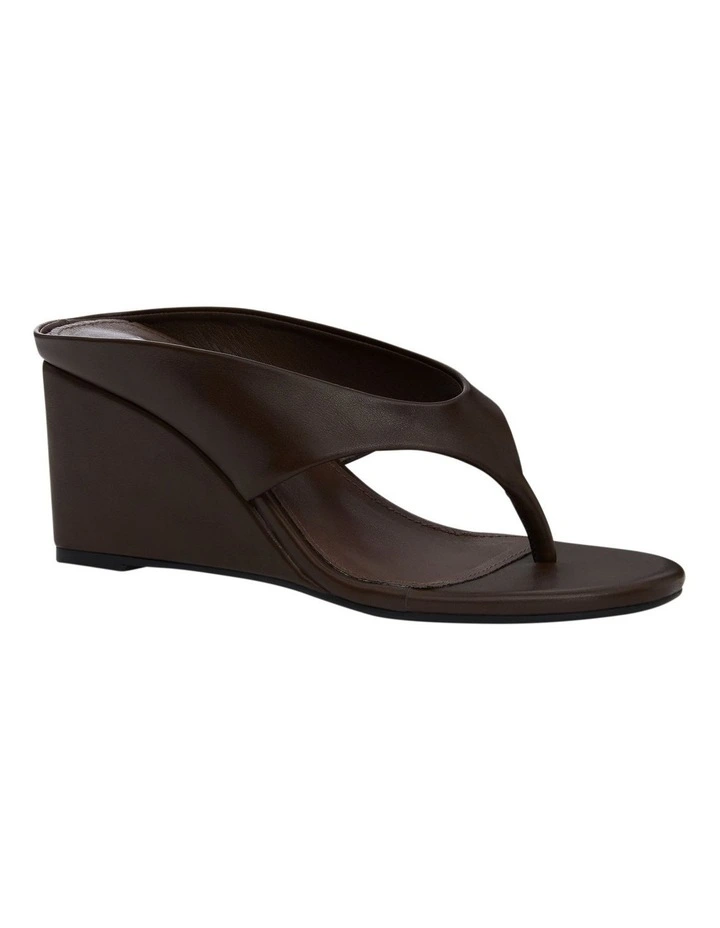 Olive Sandals in Chocolate image 2